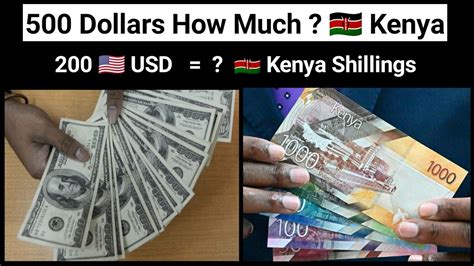 500 US dollars to Kenyan shillings .